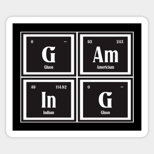 Gaming | Periodic Table of Elements Sticker